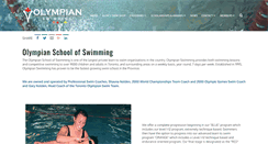 Desktop Screenshot of olympianswimming.com