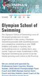 Mobile Screenshot of olympianswimming.com