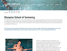 Tablet Screenshot of olympianswimming.com